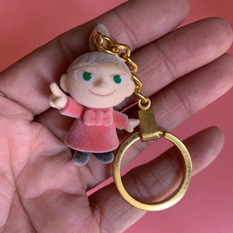Japanese Bulk Moomins Suede Doll SeriesMoomintroll Snufkin Little My OrnamentsCapsule Toys Gashapon Kids Toys Keychain