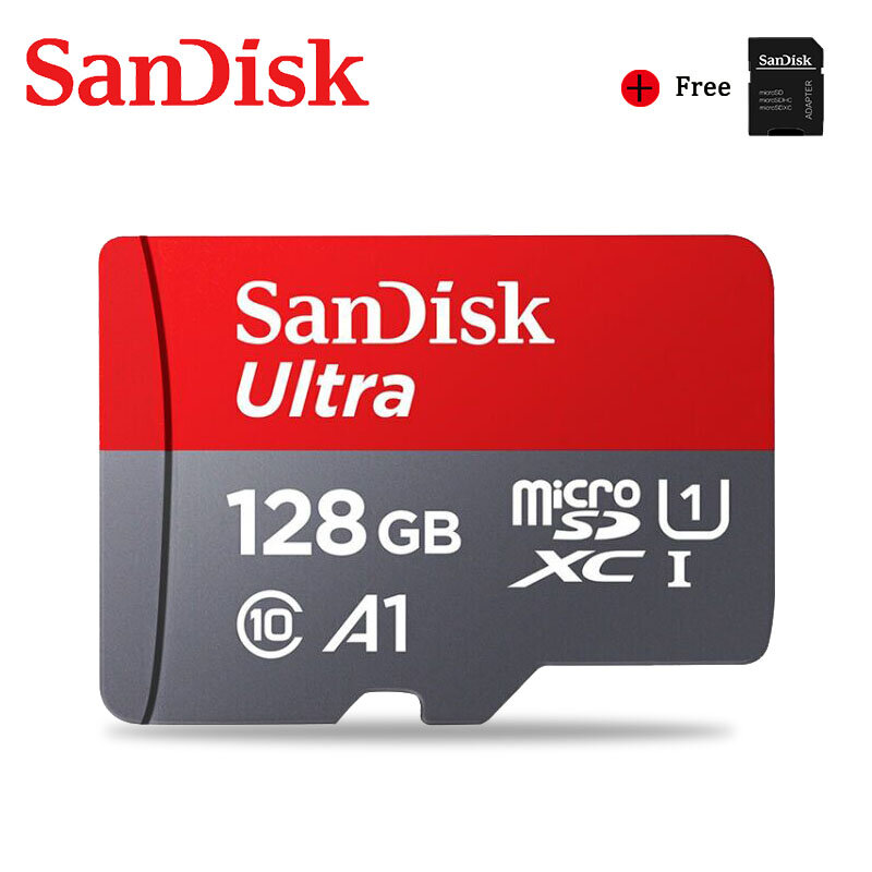 SanDisk Speicher Karte A1 400GB 256GB 200GB 128GB 64GB Micro sd karte Class10 32GB 16GB Speicher Microsd TF/SD-Karte smartphone