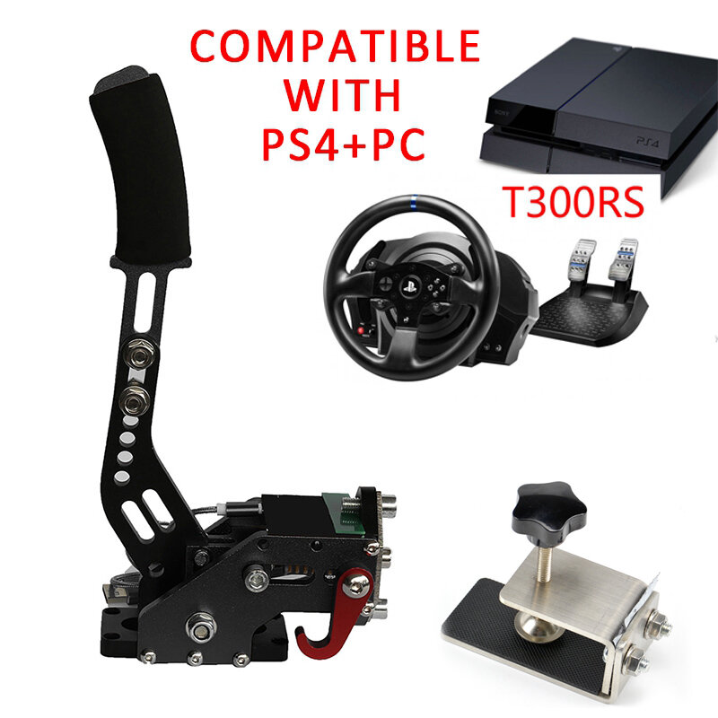 PS4/Xbox one + PC USB Hand Bremse + Clamp Für Racing Spiele G29/G920/T300RSG295/g27 Logitech Bremse System Handbremse Spiele Teile