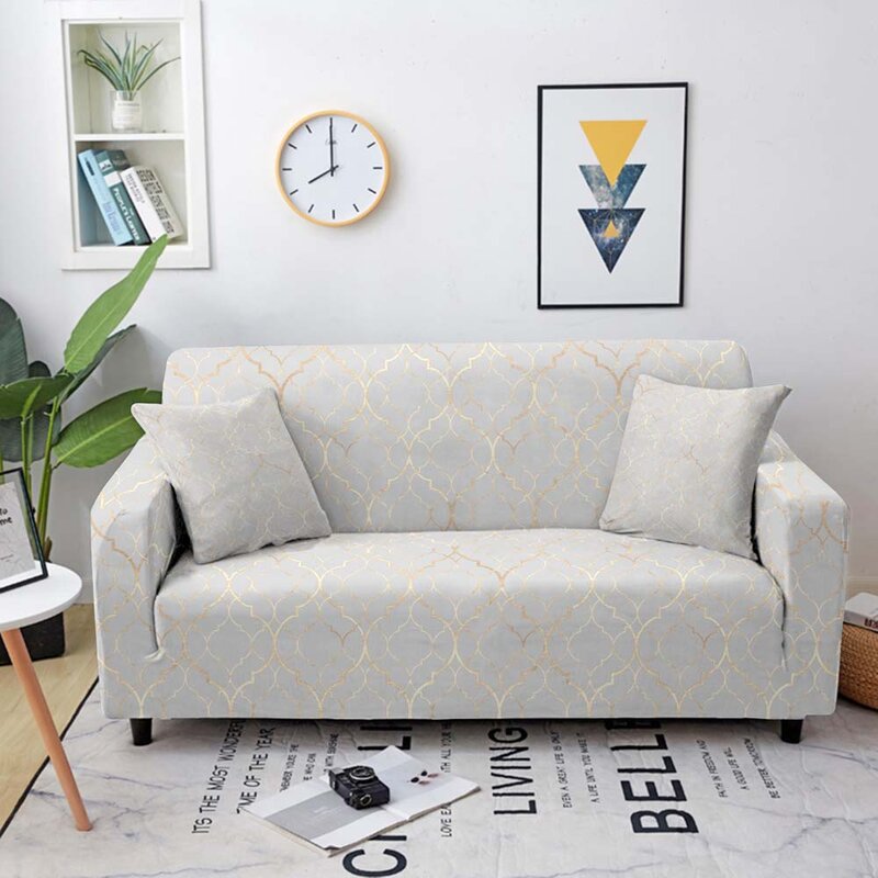Boêmio slipcovers sofá elástico capa para sala de estar canto sofá capa chaise lounge estiramento capa 1-4 lugares