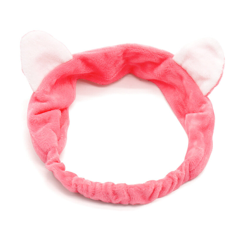 2019 New Cute cat ears Wash Face  Hairbands For Women Girls Turban Cute  Headbands Headwear Hair Bands Turban Hair Accessories