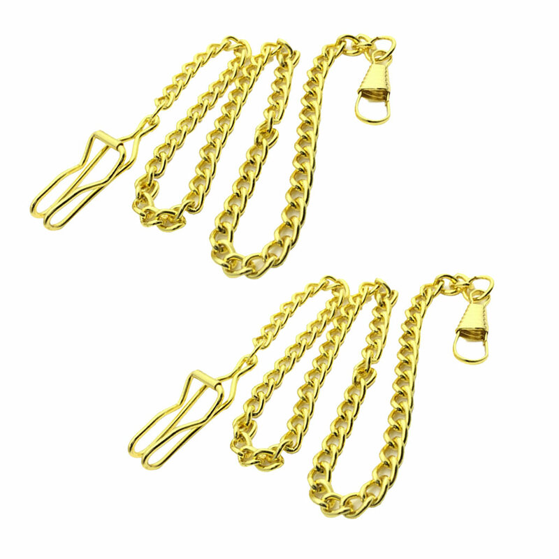 Unisexe rétro Antique cadeau poche chaîne support de montre collier Jean ceinture décor
