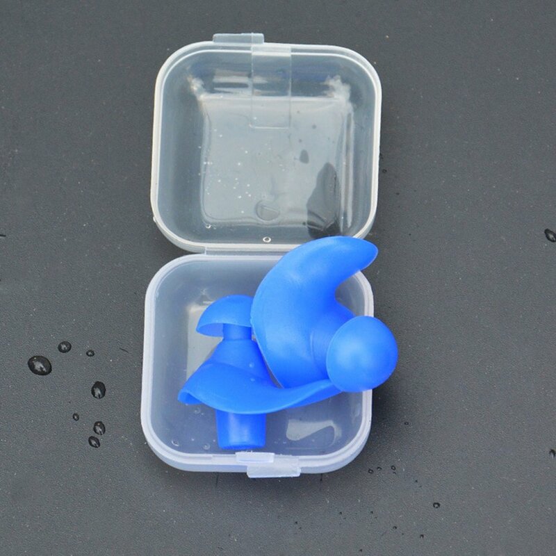 Ear Plug Waterproof Swimming Professional Rubber Swim Earplugs For Adult Swimmers Children Diving Soft Anti-Noise Ear Plug