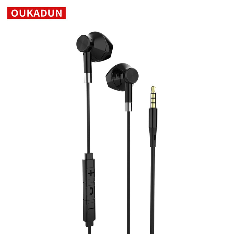 Wired 3.5mm Earphone, Music Headset with Microphone