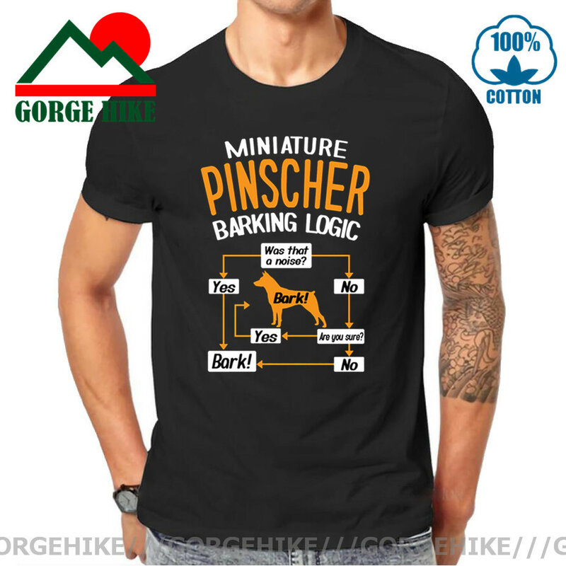 Camiseta masculina de verão da moda e engraçada, camiseta miniatura com lógica, presente para homens, amantes de cães, camiseta, 2021