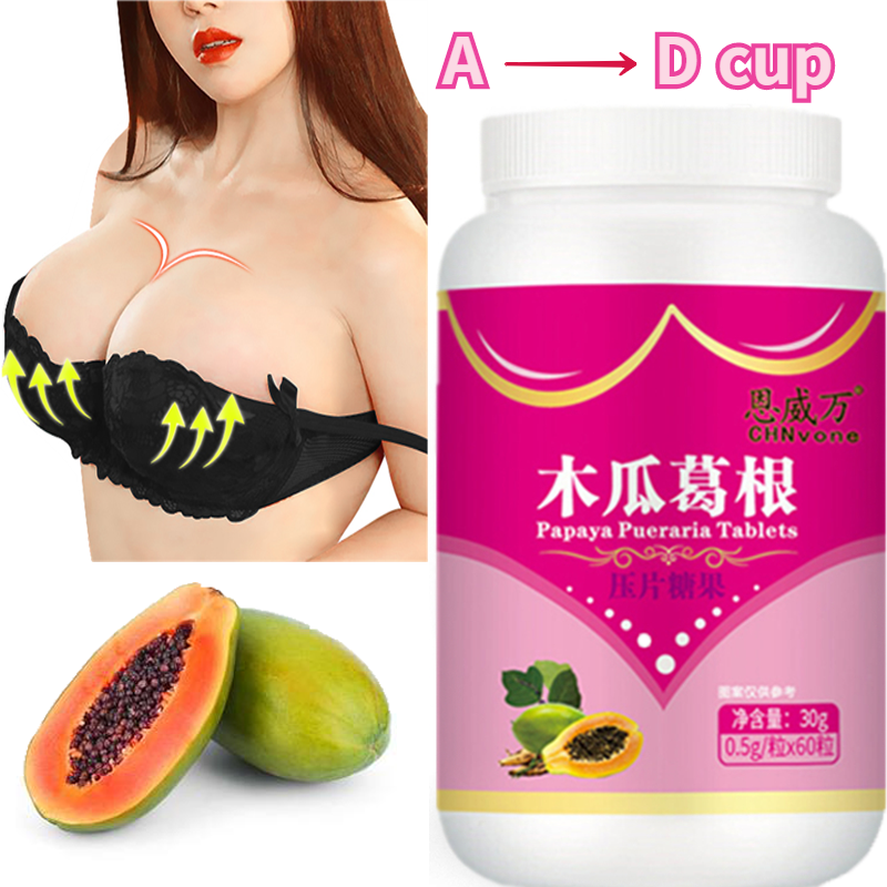 Borstvergroting Voller Steviger Pillen Papaya Pueraria Capsule For A Vrouwen Borst Groei Vaginale Huid Haar Gezondheid Supplement