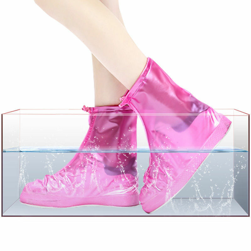 Cubierta de zapatos impermeable para hombre y mujer, calzado antideslizante y resistente a la nieve y a la suciedad, con capa impermeable