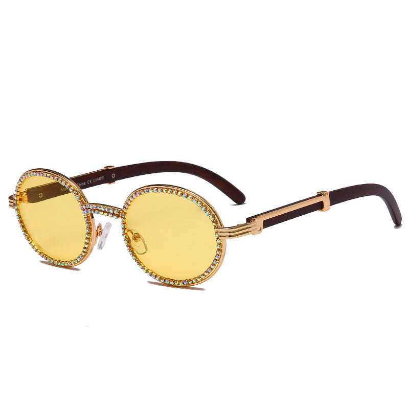 새로운 선글라스 여성 눈 선글라스 다이아몬드 체인 선글라스 얇은 선글라스 남자 레트로 개성 안경 재미 있은 안경, 2021