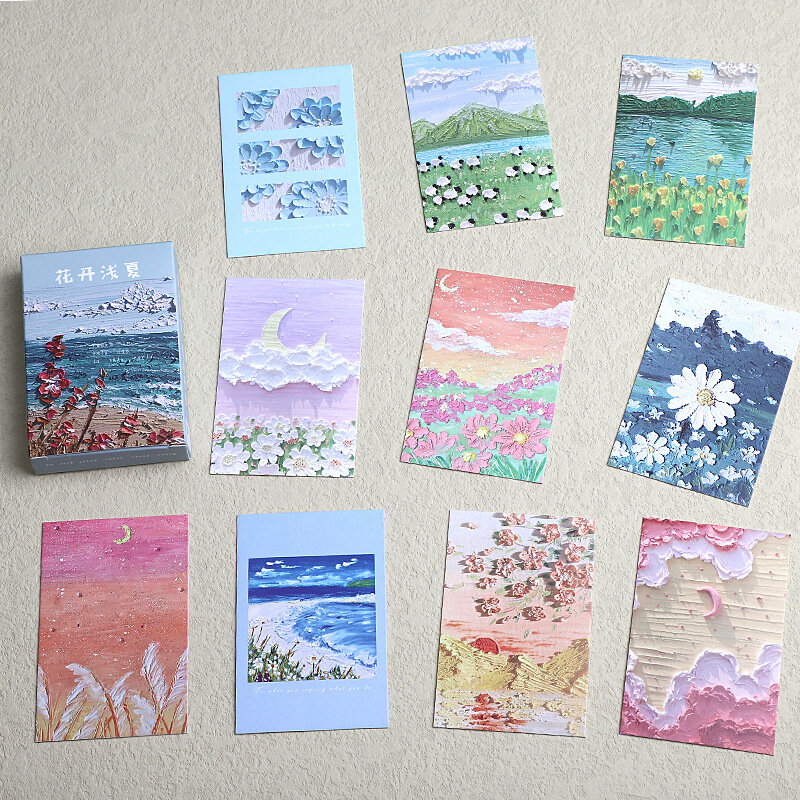 28 arkuszy/zestaw Mirabel Garden karty Lomo Mini pocztówka dzięki kartka z życzeniami karta podarunkowa kartka z wiadomością list Pad