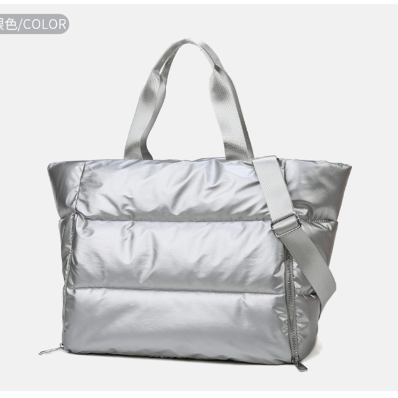 Fitness Bag Women's Leisure Sports Bag Wet and Dry Separation Waterproof Swimming Bag Yoga Handbill Shoulder Travel Luggage Bag