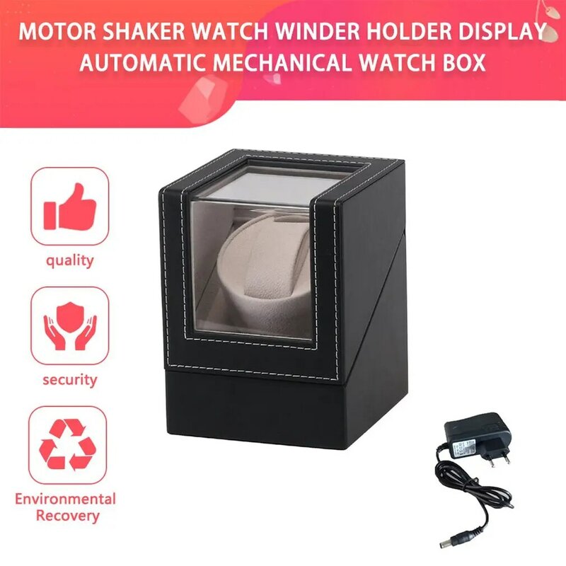 Watch Winder สำหรับนาฬิกาอัตโนมัติมอเตอร์คุณภาพสูง Shaker นาฬิกา Winder อัตโนมัติ Mechanical นาฬิกากล่อง