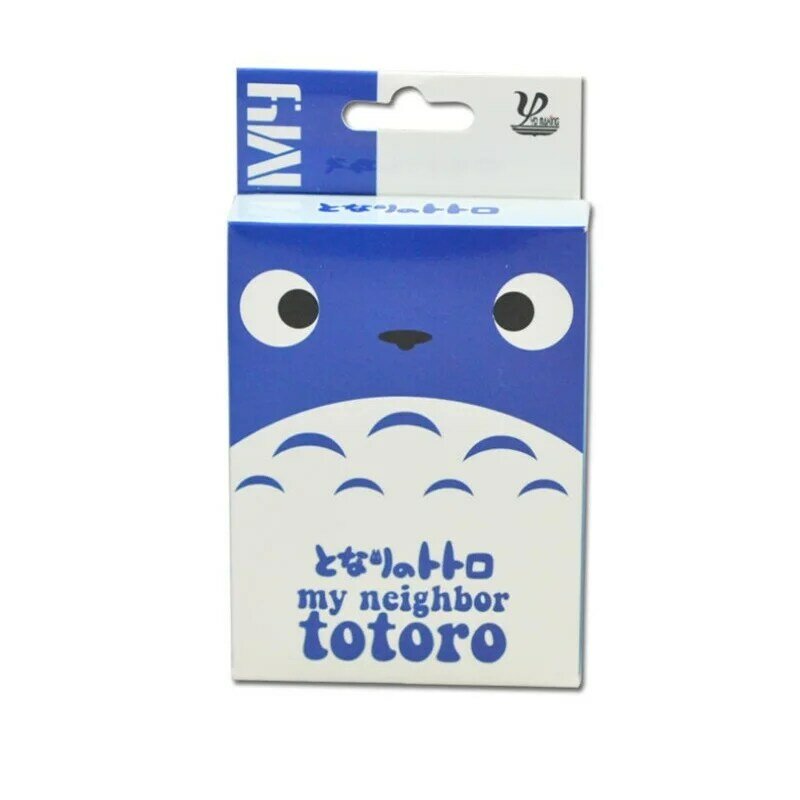 54 fogli/set Hayao Miyazaki Totoro carte da Poker fumetti collezione di personaggi carte da gioco regali di natale
