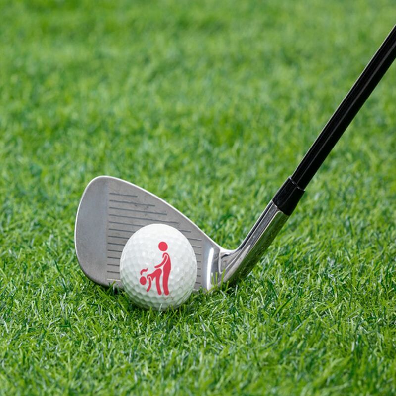 1Pc Grappige Golfbal Marker Modellen Bal Line Liner Marker Template Alignment Gereedschap Volwassen Humor Signaal Training Aids Sport tool