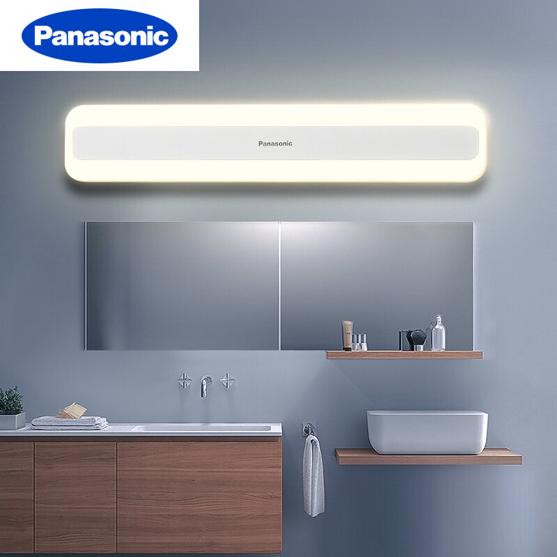 Panasonic-luz led frontal para banheiro, luminária de parede para maquiagem, à prova d'água