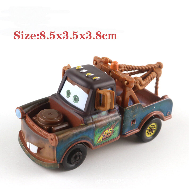디즈니 Pixar Cars 2 3 Lightning McQueen Mater 잭슨 스톰 라미레즈 1:55 다이 캐스트 차량 금속 합금 소년 아이 장난감 크리스마스 선물