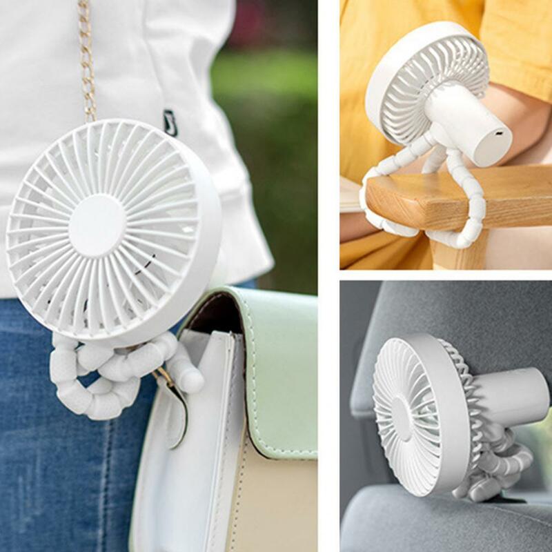 Bequem Schreibtisch Fan Multifunktionale Leisen Betrieb Speed Control Knob Kunststoff Tragbare Lüfter Einfach zu Bedienen für Hause