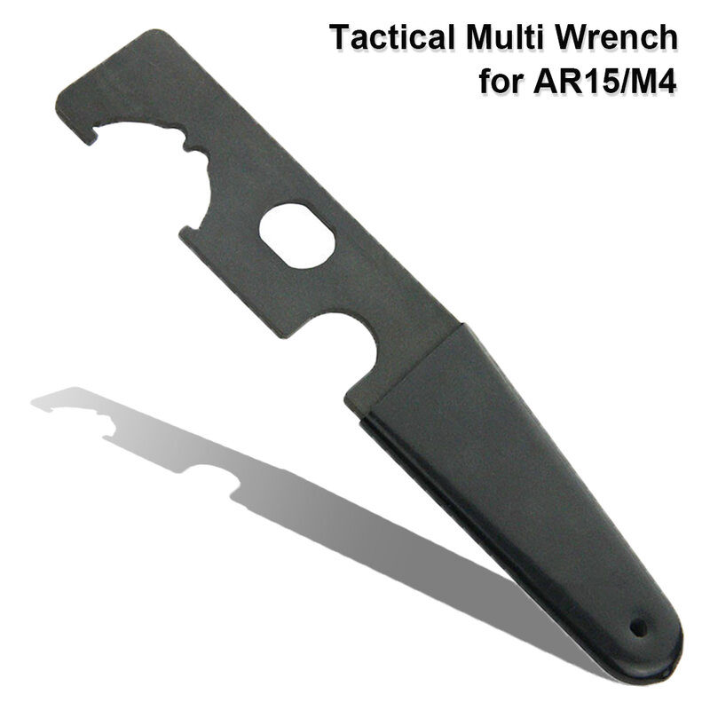 AR15/M4-llave táctica múltiple con mango de goma, de acero, para exteriores, resistente, multiusos, herramientas de Metal