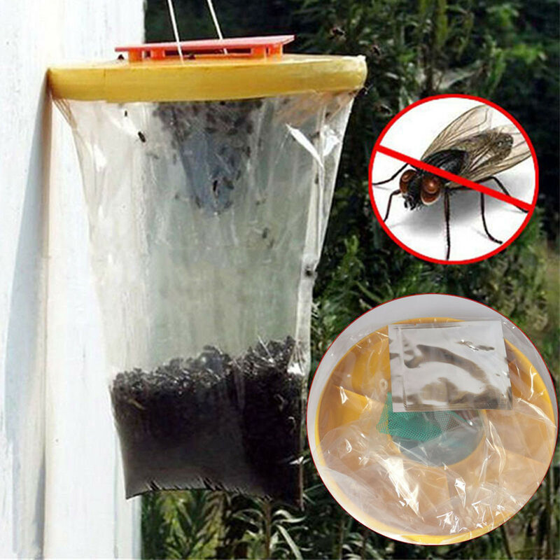 2021top home decor Red Drosophila Fly Trap Catcher Superior O Melhor Fly Catcher Inseto Assassino Bug домашний декор