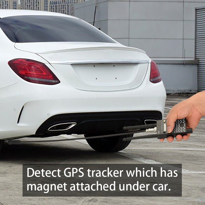 Detektor Kamera Nirkabel Deteksi Magnetik GPS Anti-mata-mata Sensitivitas Tinggi Sinyal Detektor Otomatis Pencarian Racker Pemindaian Frekuensi