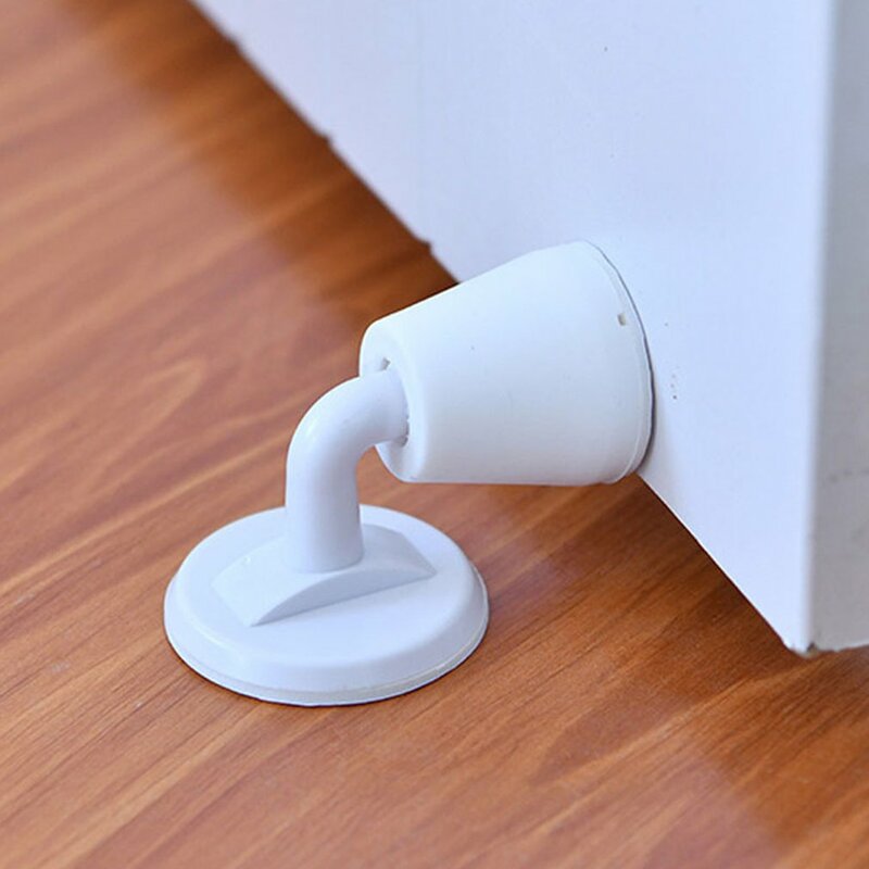 Bisu Non-punch Silikon Penahan Pintu Sentuh Toilet Dinding Penyerapan Pintu Steker Anti-benturan Pintu Penahan Gerbang Penahan Pintu