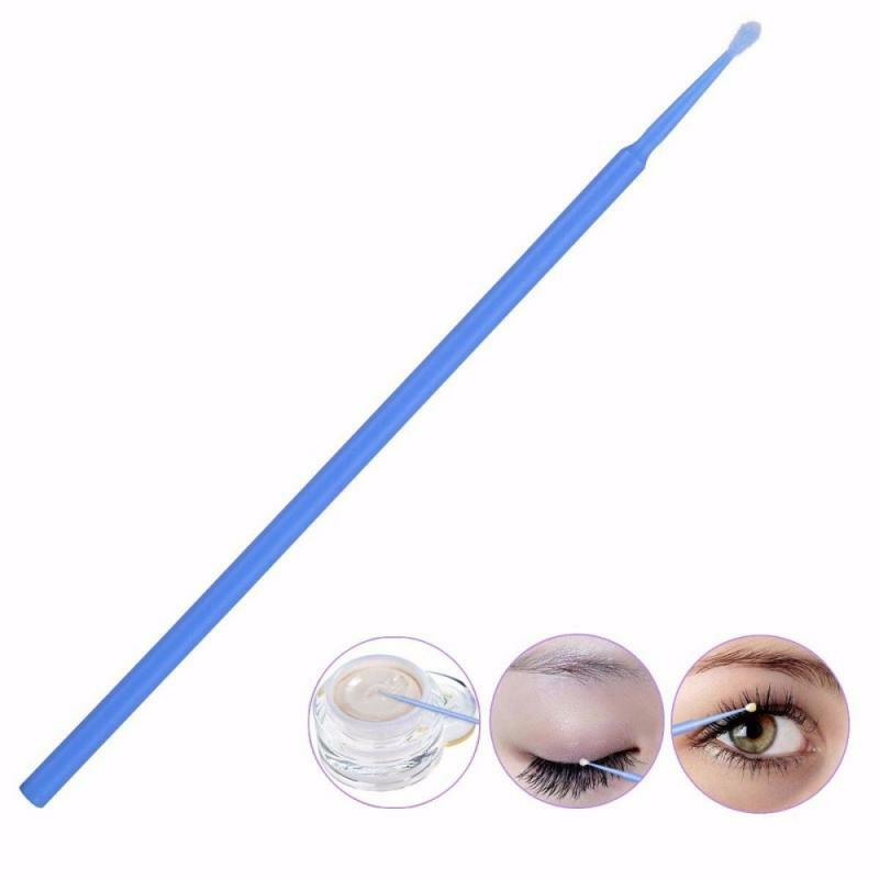 100pcs Multi-functon 8 Style Choose Disposable Eyelash Extension Remover Tooth Applicators Microbrush Cotton Swabs Makeup Tools