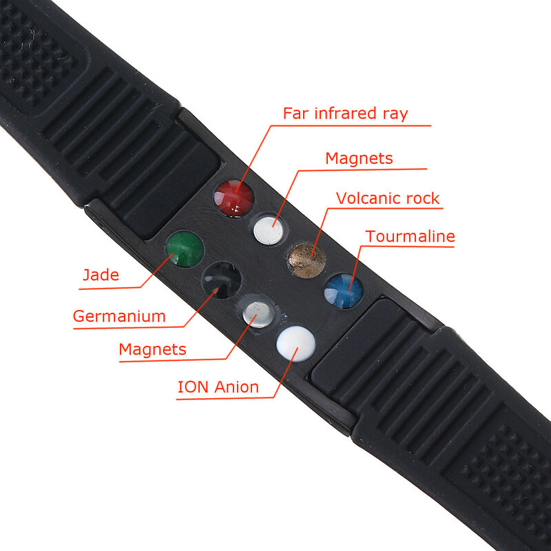 7 in 1 titanio energia magnetica bracciale potenza Bio braccialetto salute sollievo dal dolore magnete braccialetto sanitario regalo per amicizia