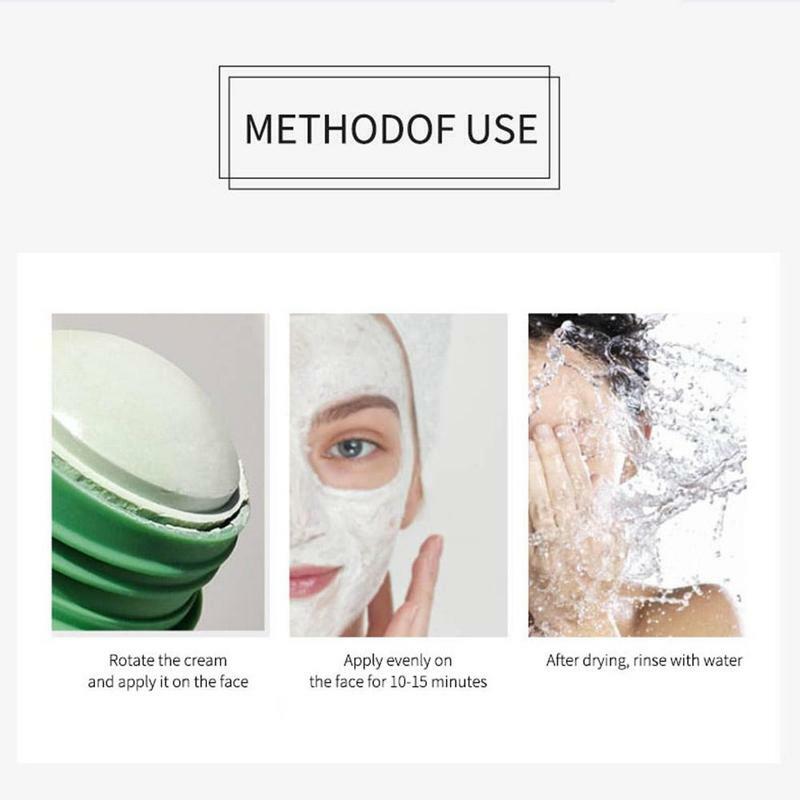 Grün Tee Reinigung Gesicht Hautpflege Öl Steuer Mitesser Akne klare Reinigung Ton grün masc stik masken