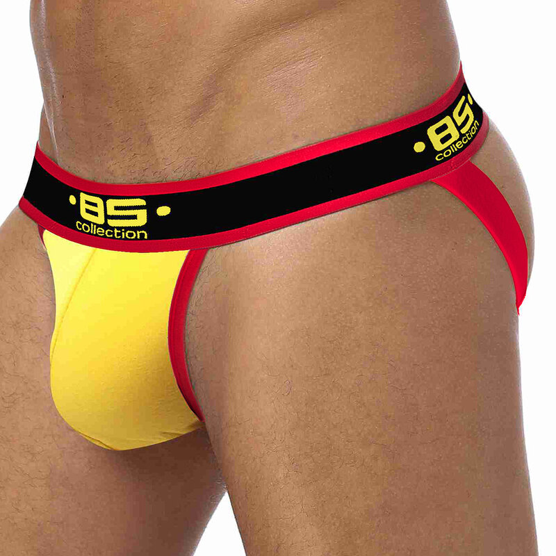 ADANNU Men's Panties Jockstrap Men Underwear Gay Thong Man Briefs Underpants Slip Sexy Cotton Pouch Cuecas Thongs Homme G String