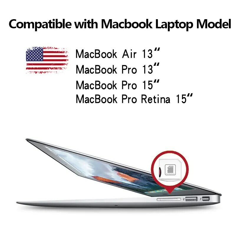 Ingelon-Adaptador de microSD a SD, dispositivo Ninja Stealth Drive para Macbook Air de 13 "y MacBook Pro de 15", adaptador Nifty MiniDrive
