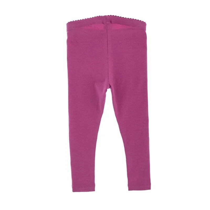 Nuevo pantalones de niño de primavera y verano de las niñas pantalones delgados púrpura mallas de algodón para bebé bebés 0 1 2 3 años exquisita ropa de los niños