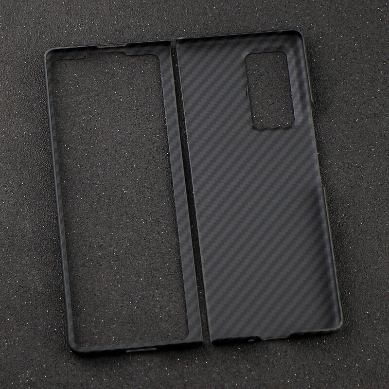 YTF-углерода реальные углеродное волокно Обложка для Samsung Galaxy диспенсер Z складной салфетки для удостоверения личности-2 арамидного волокна Ч...