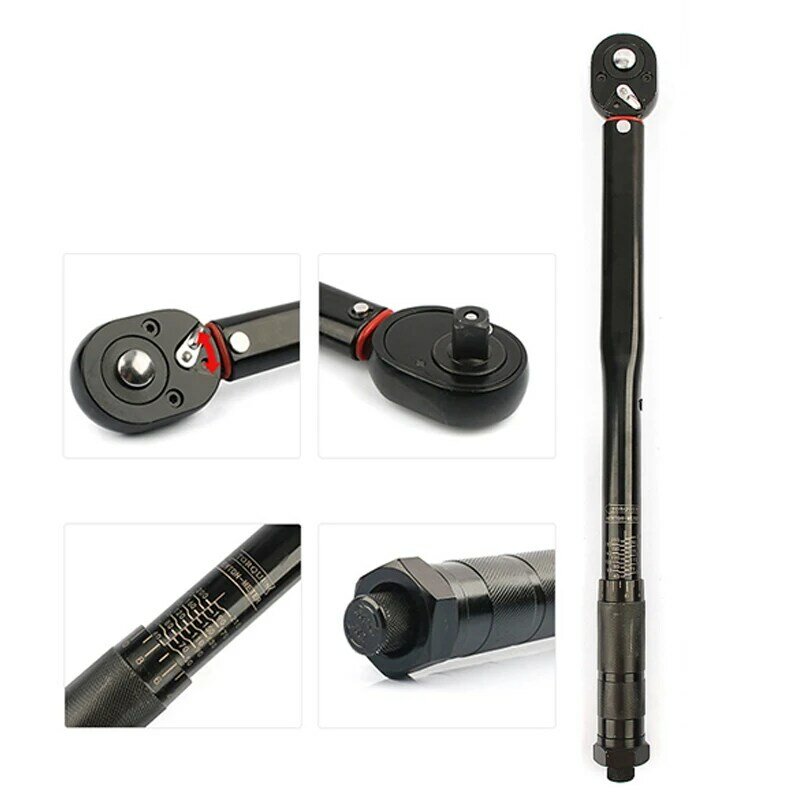 Квадратный привод 1/4 дюйма 5-25 нм, высокоточные ручные инструменты для ремонта автомобиля и велосипеда, гаечный ключ, динамометрический ключ...