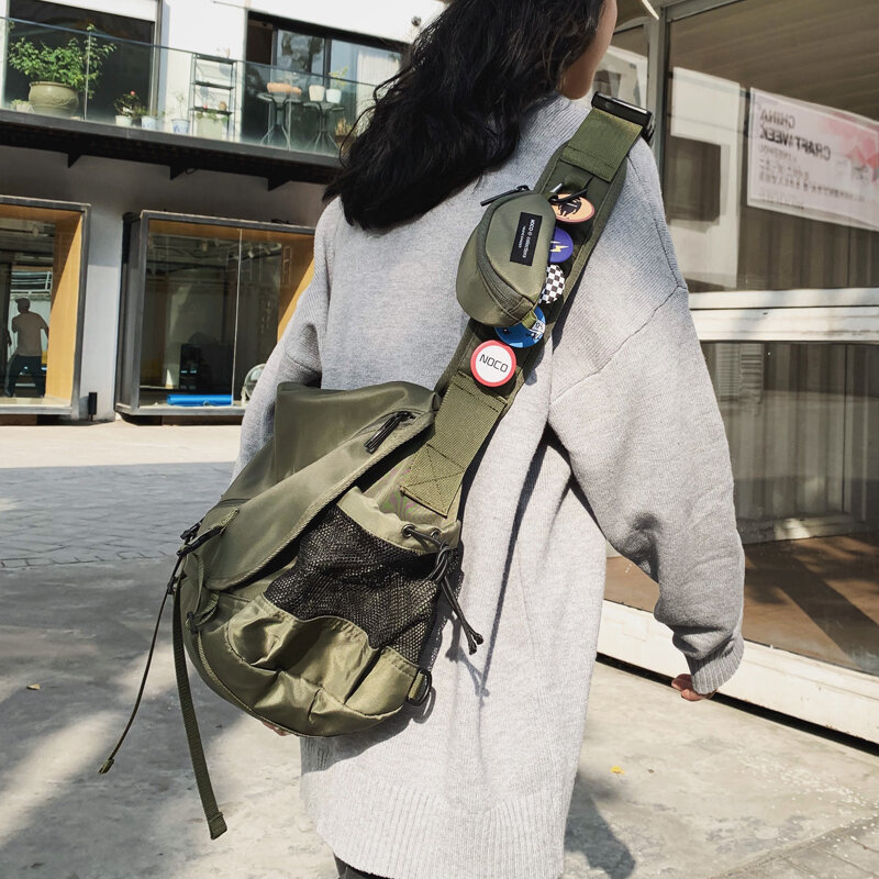 Torba męska wisząca torba nylonowa retro dziewczęta i chłopcy outdoor express torba na ramię torba plecak dla studenta