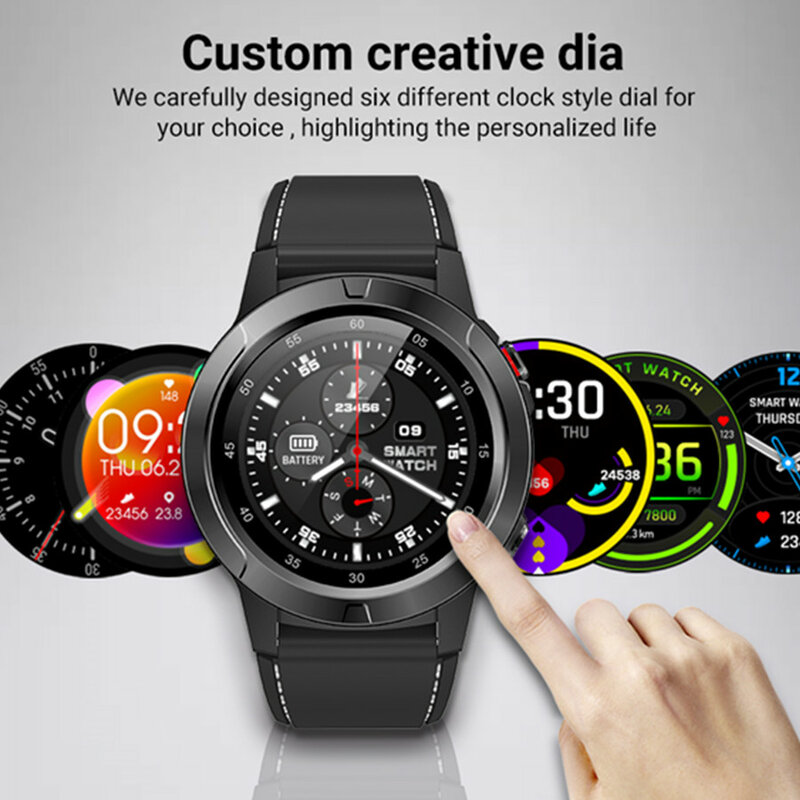 CZJW-reloj inteligente M4 para hombre, accesorio de pulsera deportivo resistente al agua con GPS, control del ritmo cardíaco, compatible con teléfonos Android e Ios