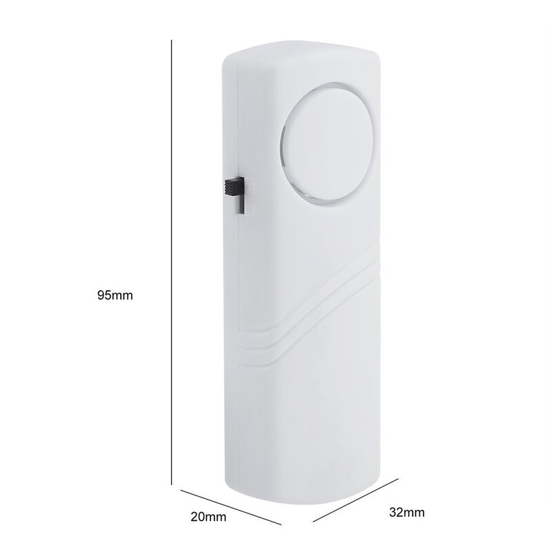 도어 윈도우 무선 도난 경보 자기 센서 홈 안전 무선 긴 시스템 보안 장치 90dB 화이트 도매