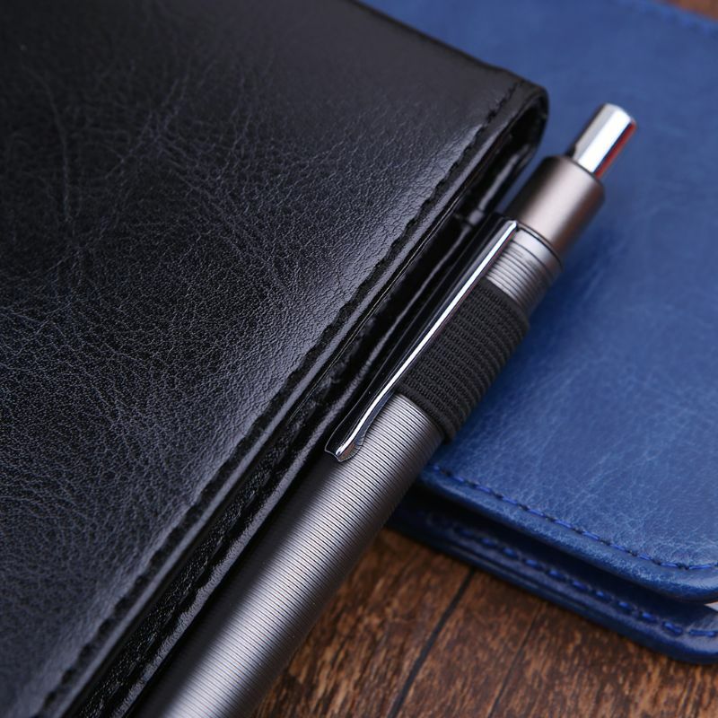 Pianificatore tascabile multifunzione A7 Notebook piccolo blocco Note taccuino copertina in pelle diario aziendale memo cancelleria per ufficio