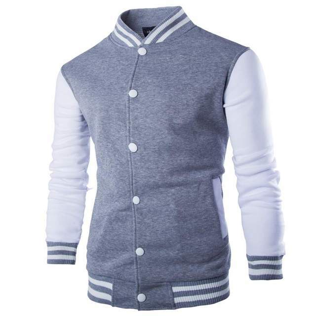 Jaqueta de lã masculina gola alta gola jaqueta de beisebol botão fino cardigan casal roupas de moda alta qualidade inverno topo
