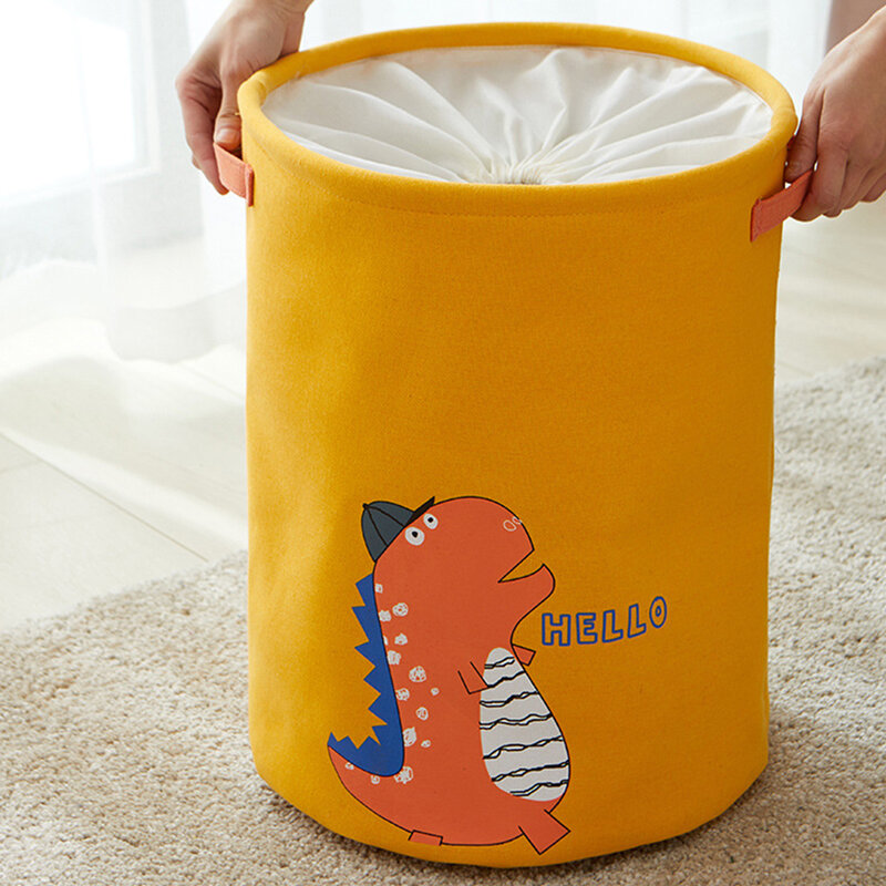 Duża pojemność składany kosz na pranie przechowywanie rozmaitości wiadro stojące zabawki przechowywanie odzieży Box Beam usta pyłoszczelna Organizer