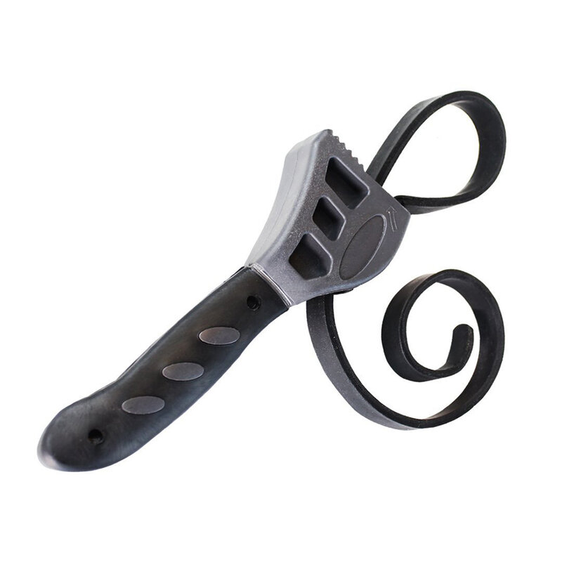Universal 500mm multitool chave cinta de borracha ajustável chave para qualquer abridor ferramenta chave correia preta ferramentas de automóvel caixa