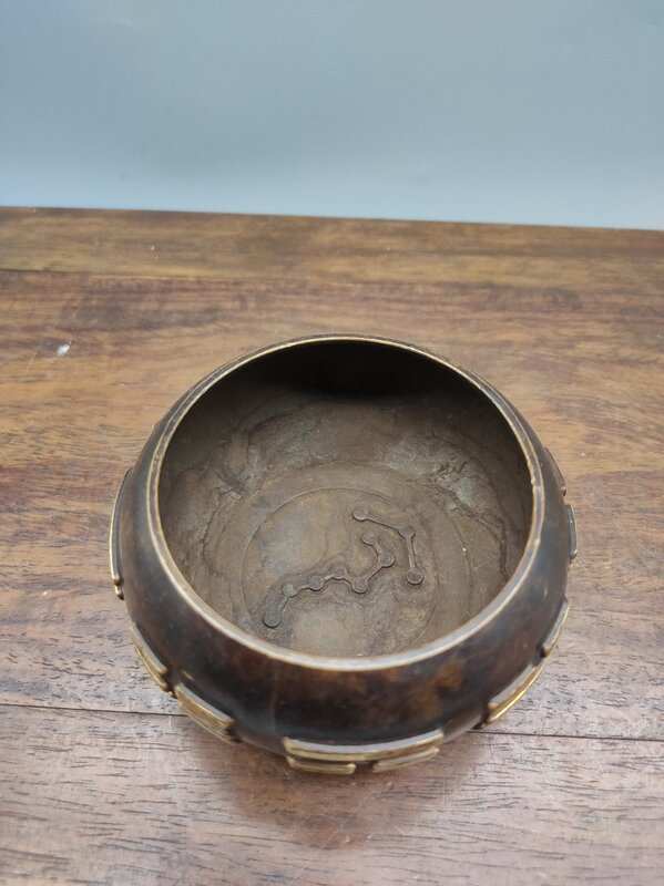 Incensario de cobre Bagua Zen Tai Chi, exquisitos adornos de quemador de incienso taoísta