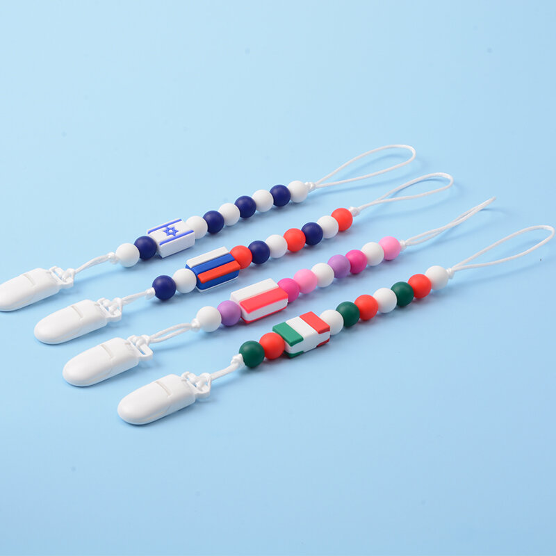 LOFCA-Cuentas de silicona para dentición de bebé, abalorios de silicona de grado alimenticio, sin BPA, fabricación de collares y colgantes, 20 Uds.