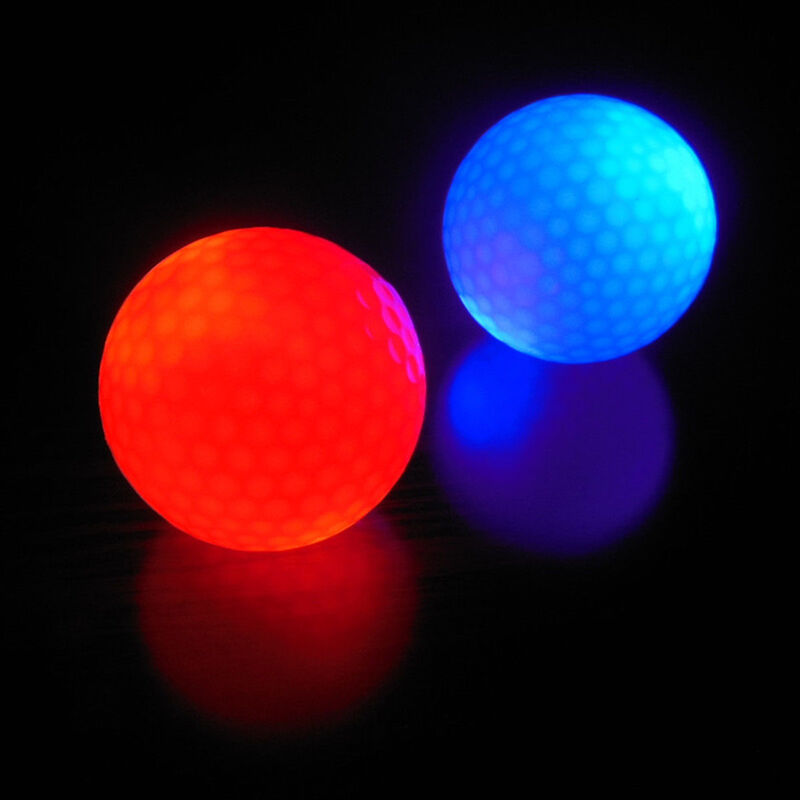 1Pc Light-up Color Flashing Glowing Electronic Golf Ball For Night Golfing Gift Drop shipping