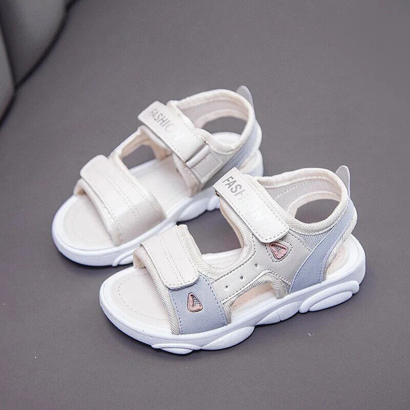 Sandalias antideslizantes para niña, zapatos de suela blanda para bebé, novedad de Verano de 2020