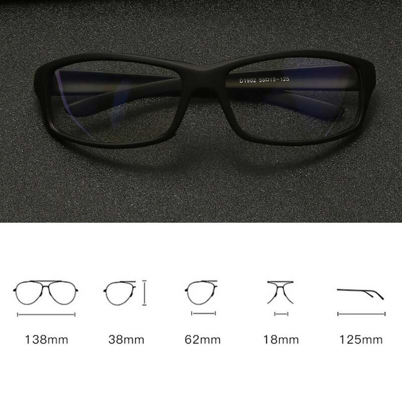 Anti-blue Light Lenses Glasses Frame Square Computer Spectascle Block Blue-Light Eyewears Men Women Eyeglasses Frames UV400