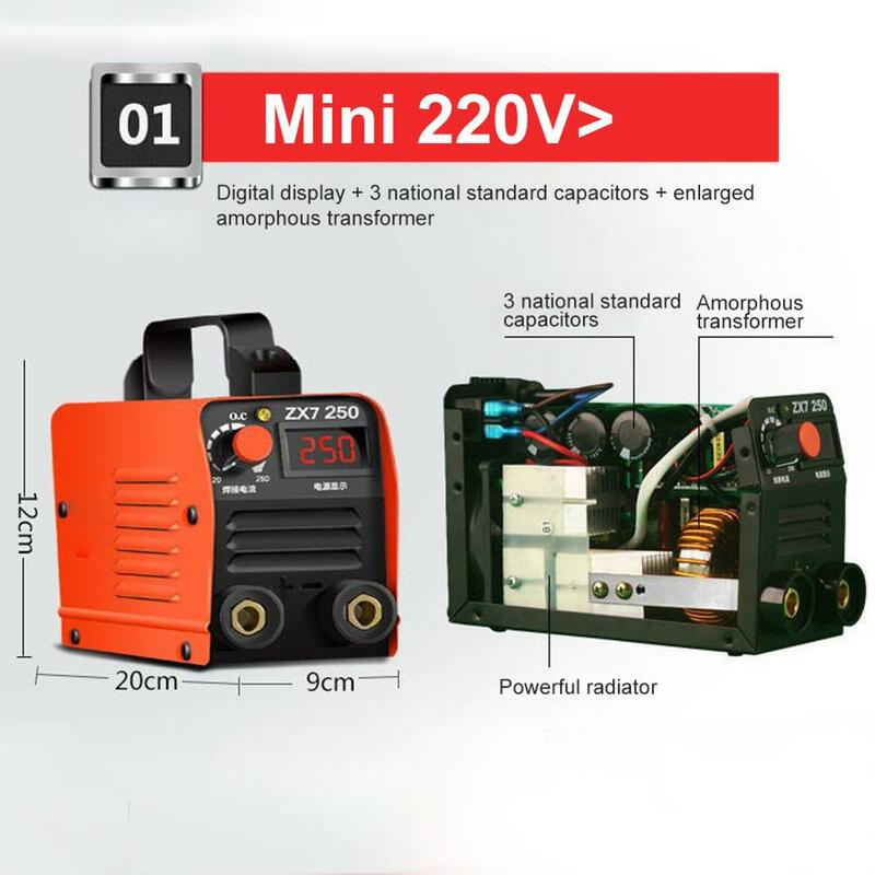 インバーター溶接機220v 250a,ポータブル,高品質,安価,ZX7-250