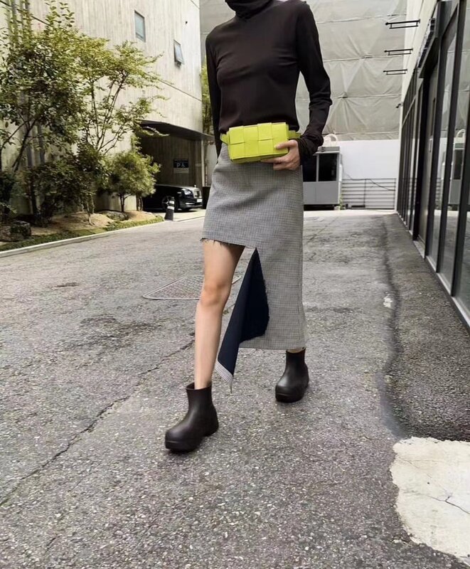 Tas Sabuk Kaset Dalam Kulit Asli 124Cm Tas Pinggang Sabuk Panjang Dapat Disesuaikan Mode Wanita Paket Fanny Kulit Sapi untuk Perjalanan