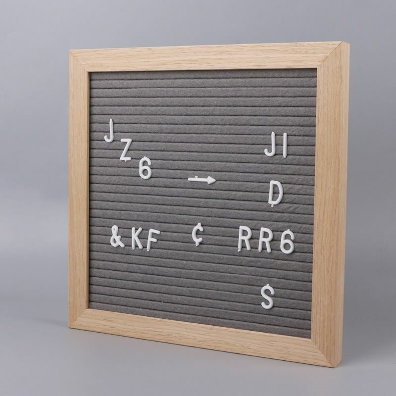 Caracteres para tablero de letras de fieltro, números de 290 piezas para tablero de letras cambiable, envío directo