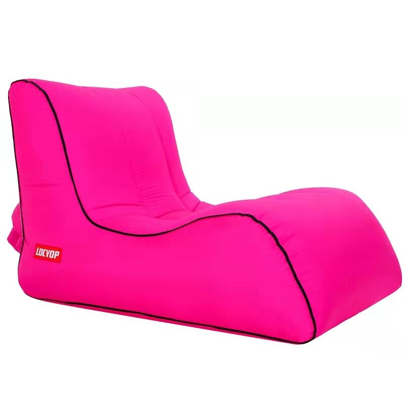 أريكة هوائية كرسي أريكة قابلة للنفخ السفر في الهواء الطلق التخييم كرسي الشاطئ الفناء الخلفي سرير هوائي أريكة ReclinerGarden