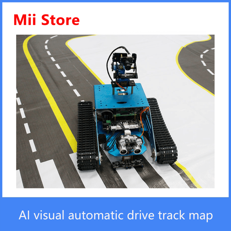 Yahboom piloto automático mapa para jetbot ai robô carro treinamento visual linha de rastreamento patrulha