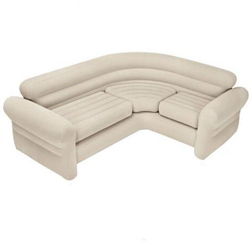 Двойной оригинальный роскошный надувной диван, складной портативный ленивый угловой диван-кровать, обеденный перерыв, откидное кресло, под...